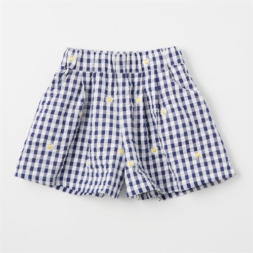 Buddy Lee ギンガムチェック キュロットパンツ ベビー キッズ(ブルー-80cm)