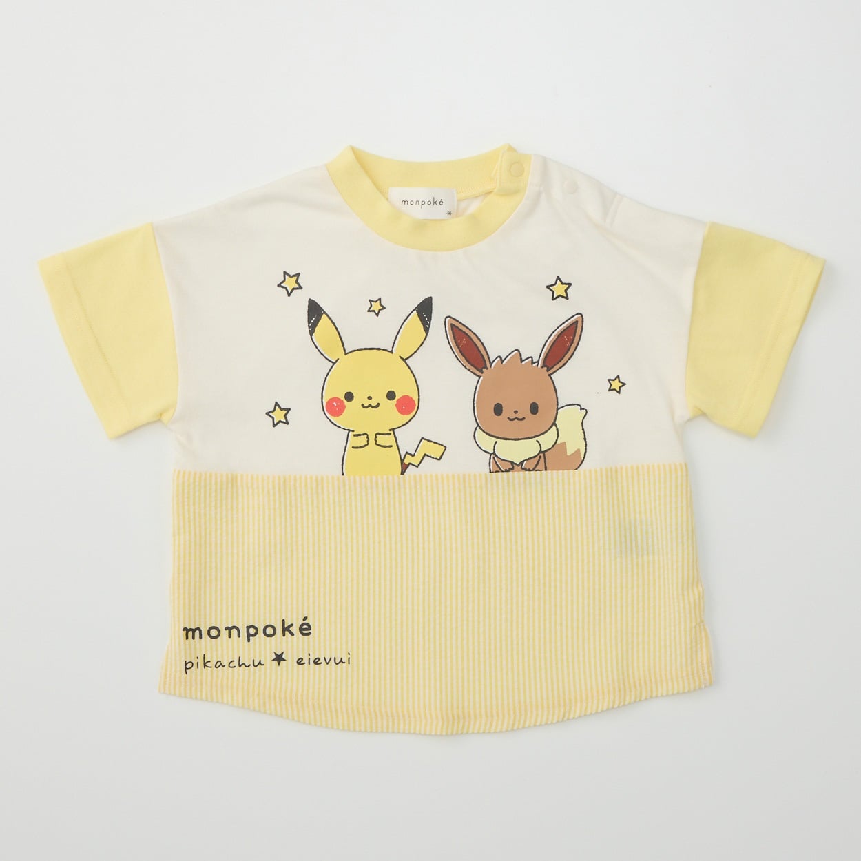 モンポケ 天竺 切替 半袖Tシャツ ベビー キッズ | イオンスタイル