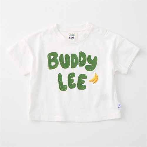 Buddy Lee ロゴ&バナナ柄プリント 天竺 半袖Tシャツ ベビー キッズ