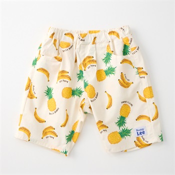 Buddy Lee フルーツ総柄 ブロード ハーフパンツ ベビー キッズ(アイボリー-80cm)