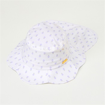 Katie Closet 花柄 スカラップ ハット ベビー 帽子(アイボリー-48cm)