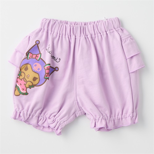 サンリオキャラクター ミニ裏毛 かぼちゃ風パンツ ベビー(クロミ(パープル)-80cm)