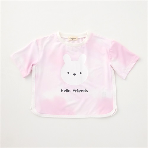 Chum up ラッシュガード タイダイ風 半袖Tシャツ UV対策 水遊び ベビー