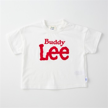Buddy Lee ロゴプリント 天竺 半袖Tシャツ ベビー キッズ(オフホワイト-80cm)