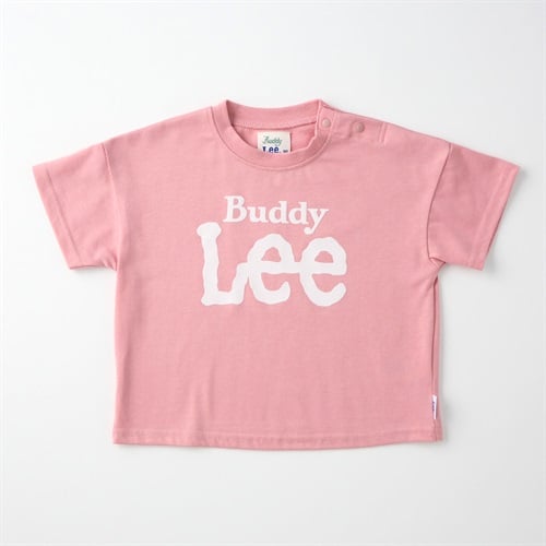 Buddy Lee ロゴプリント 天竺 半袖Tシャツ ベビー キッズ(ピンク-80cm)