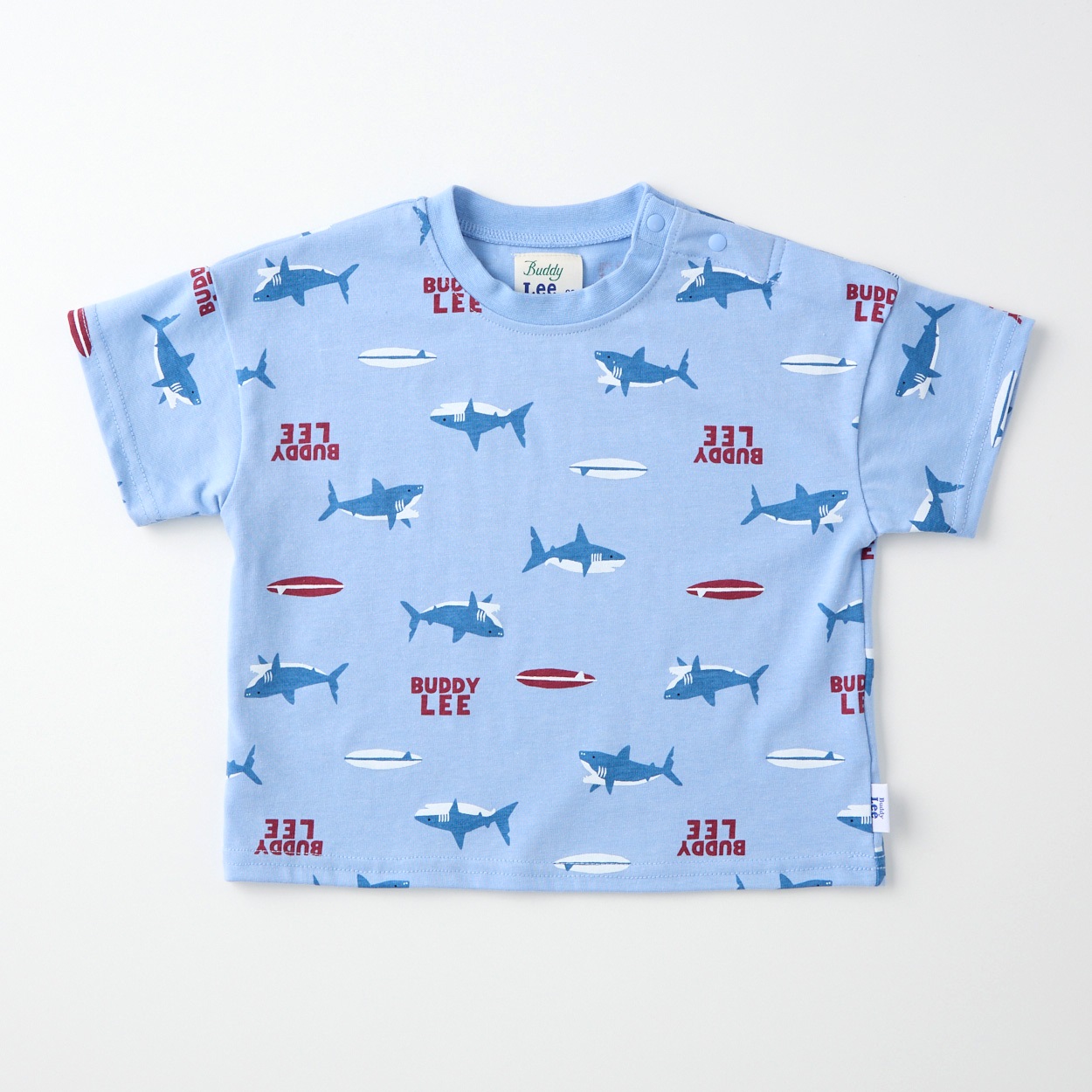 Buddy Lee サメ総柄プリント 天竺 半袖Tシャツ ベビー キッズ | イオン