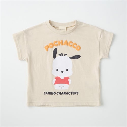 サンリオキャラクター 発泡プリント 天竺 半袖Tシャツ ベビー