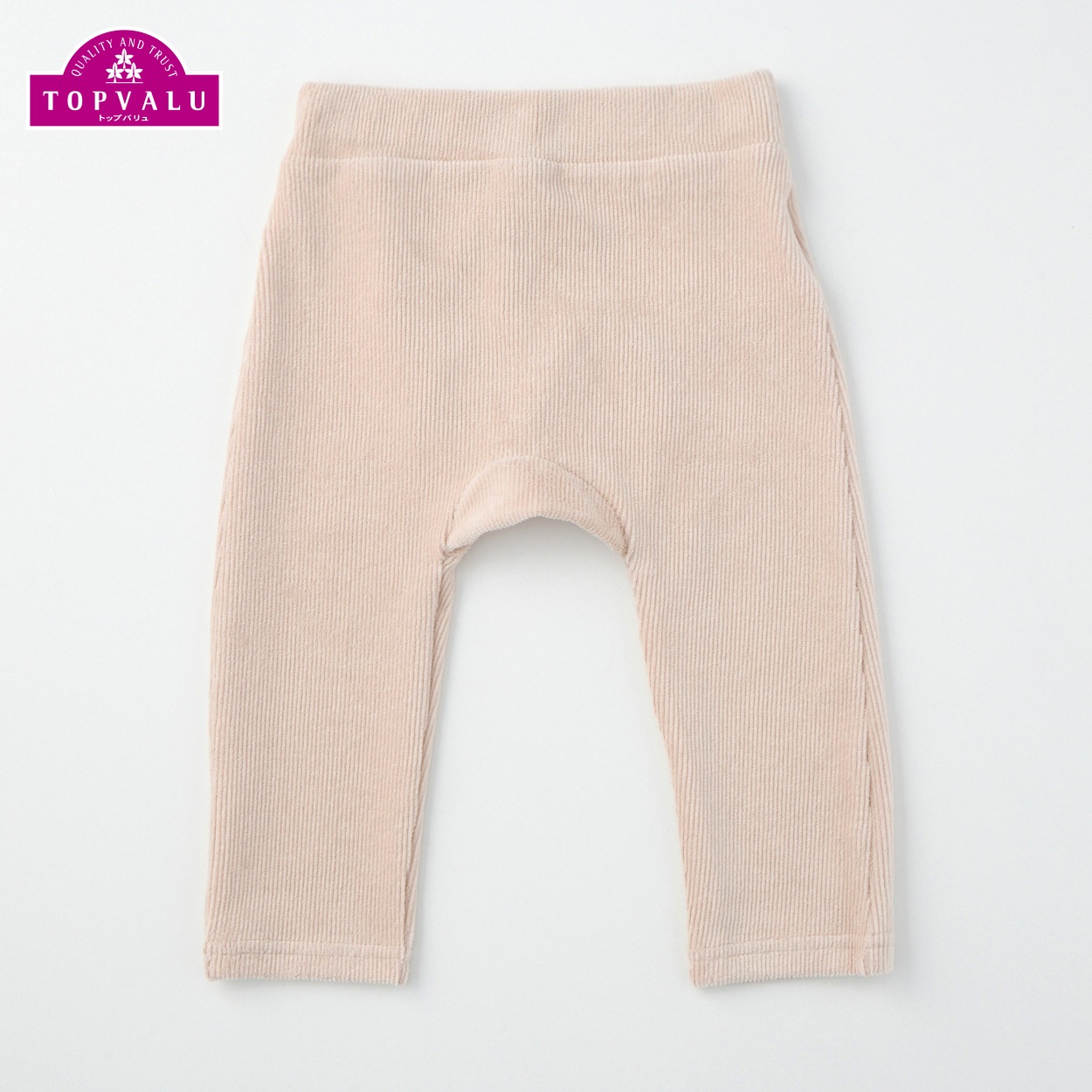ニットコール おしりまちパンツ ベビー トップバリュ(ベージュ-90cm)