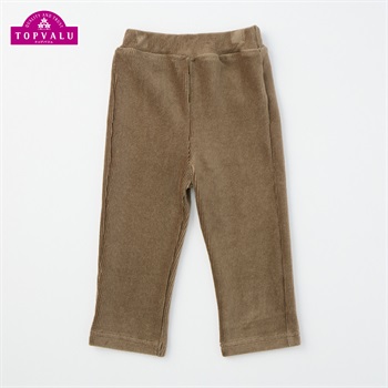 ニットコール ストレートパンツ ベビー トップバリュ(ブラウン-80cm)