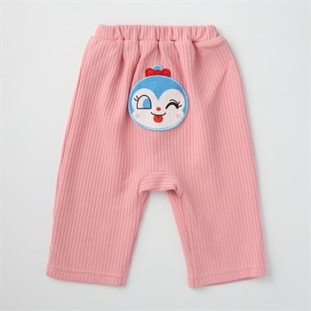 アンパンマン ワッフル おしりアップリケ 7分丈パンツ ベビー(コキンちゃん(ピンク)-80cm)