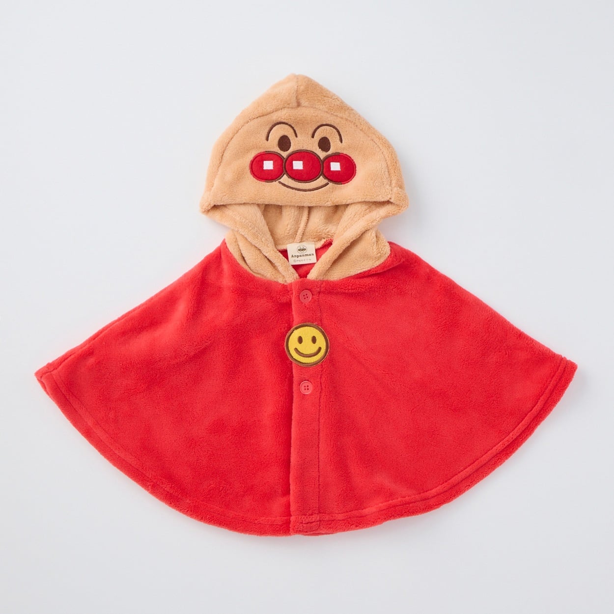 アンパンマン フリース なりきりマント ベビー(レッド-90cm)