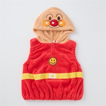 アンパンマン フリース なりきりベスト ベビー(アンパンマン(レッド)-90cm)