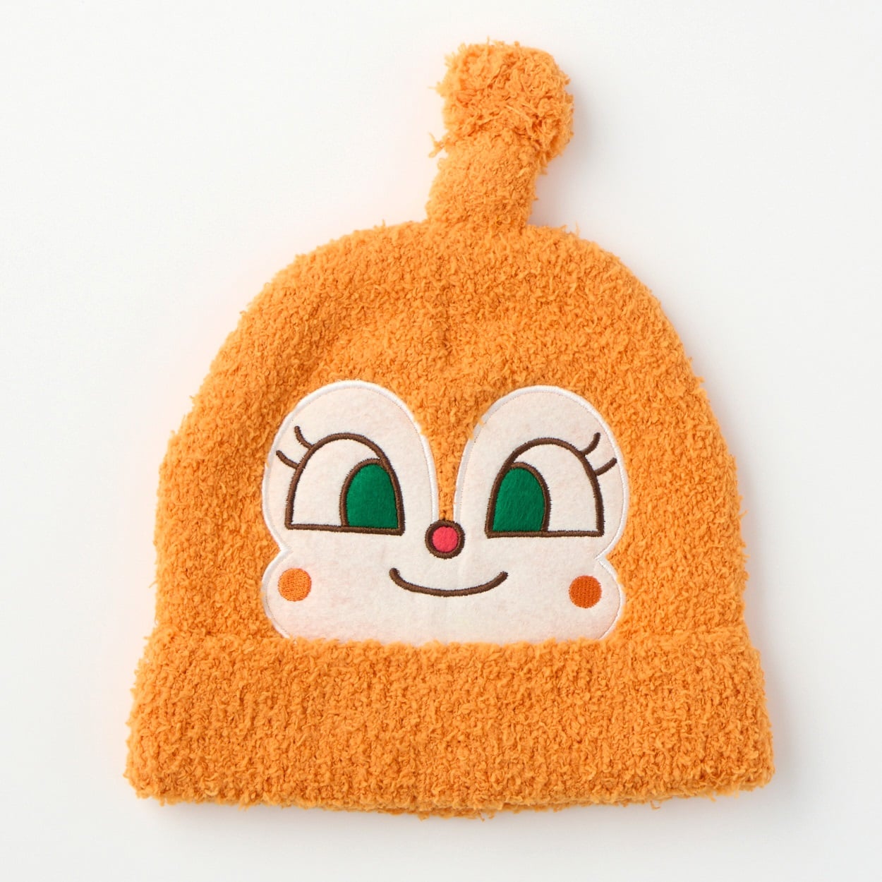 アンパンマン なりきり マシュマロニット帽子 ベビー(ドキンちゃん(オレンジ)-頭囲：46～50cm)