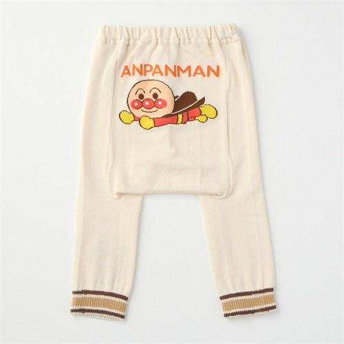 アンパンマン 裾リブボーダー ニットパンツ ベビー