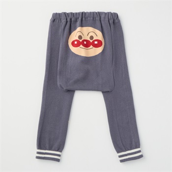 アンパンマン 裾モチーフ ニットパンツ ベビー(アンパンマン(チャコールグレー)-90cm)