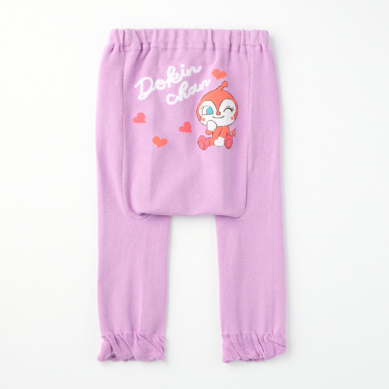 アンパンマン 裾ワンポイント ニットパンツ ベビー(ドキンちゃん(パープル)-90cm)