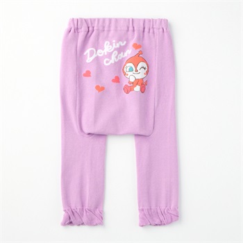 アンパンマン 裾ワンポイント ニットパンツ ベビー(ドキンちゃん(パープル)-90cm)