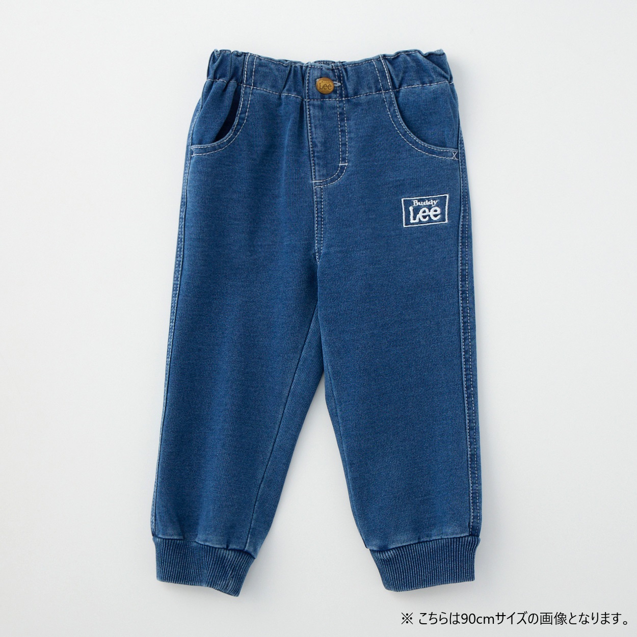 Buddy Lee インディゴミニ裏毛パンツ ベビー キッズ(ブルー-90cm)