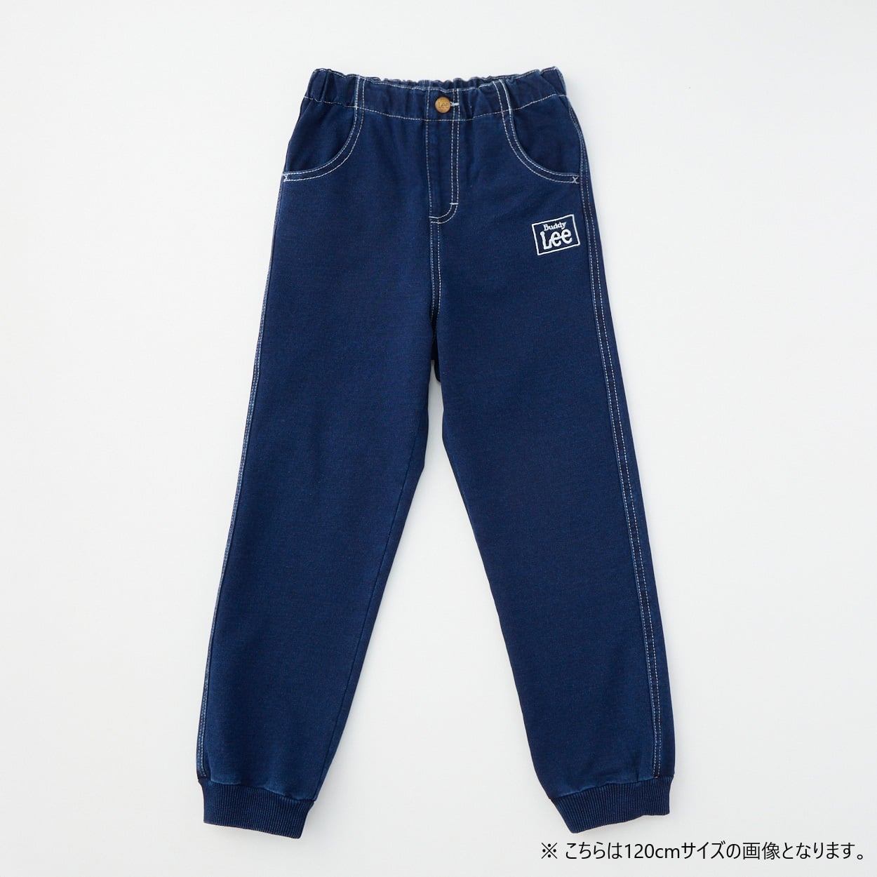 Buddy Lee インディゴミニ裏毛パンツ ベビー キッズ(ネイビー-80cm)