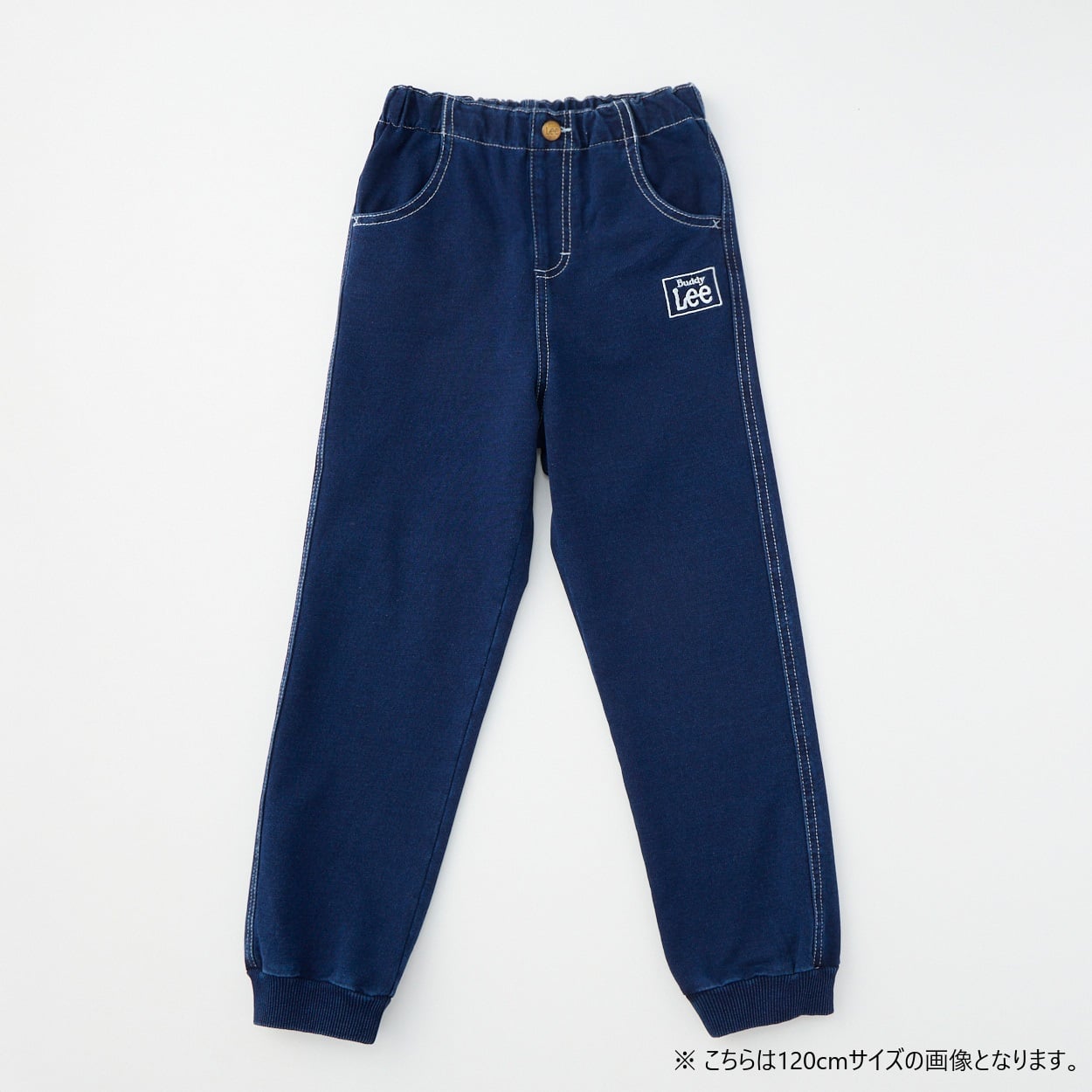 Buddy Lee インディゴミニ裏毛パンツ ベビー キッズ(ネイビー-120cm)