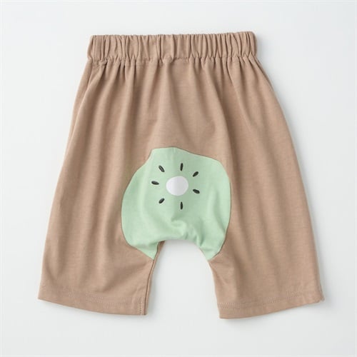 キウイ柄 おしりまるマチ 天竺 パンツ ベビー