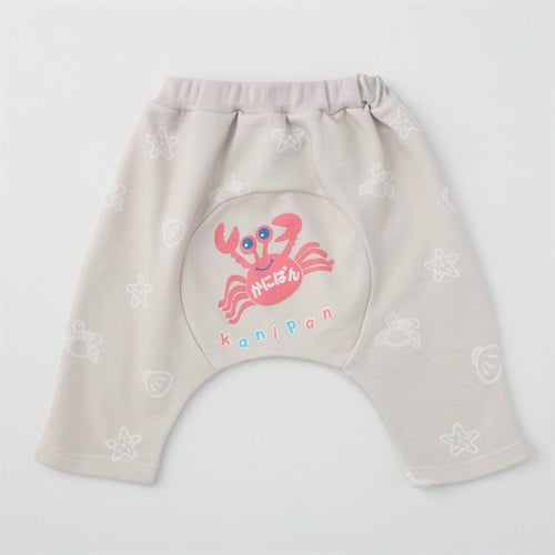 かにぱん 裏毛 おしりまちパンツ 7分丈 ベビー