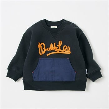 Buddy Lee コード刺繍裏起毛トレーナー ベビー(ネイビー-80cm)