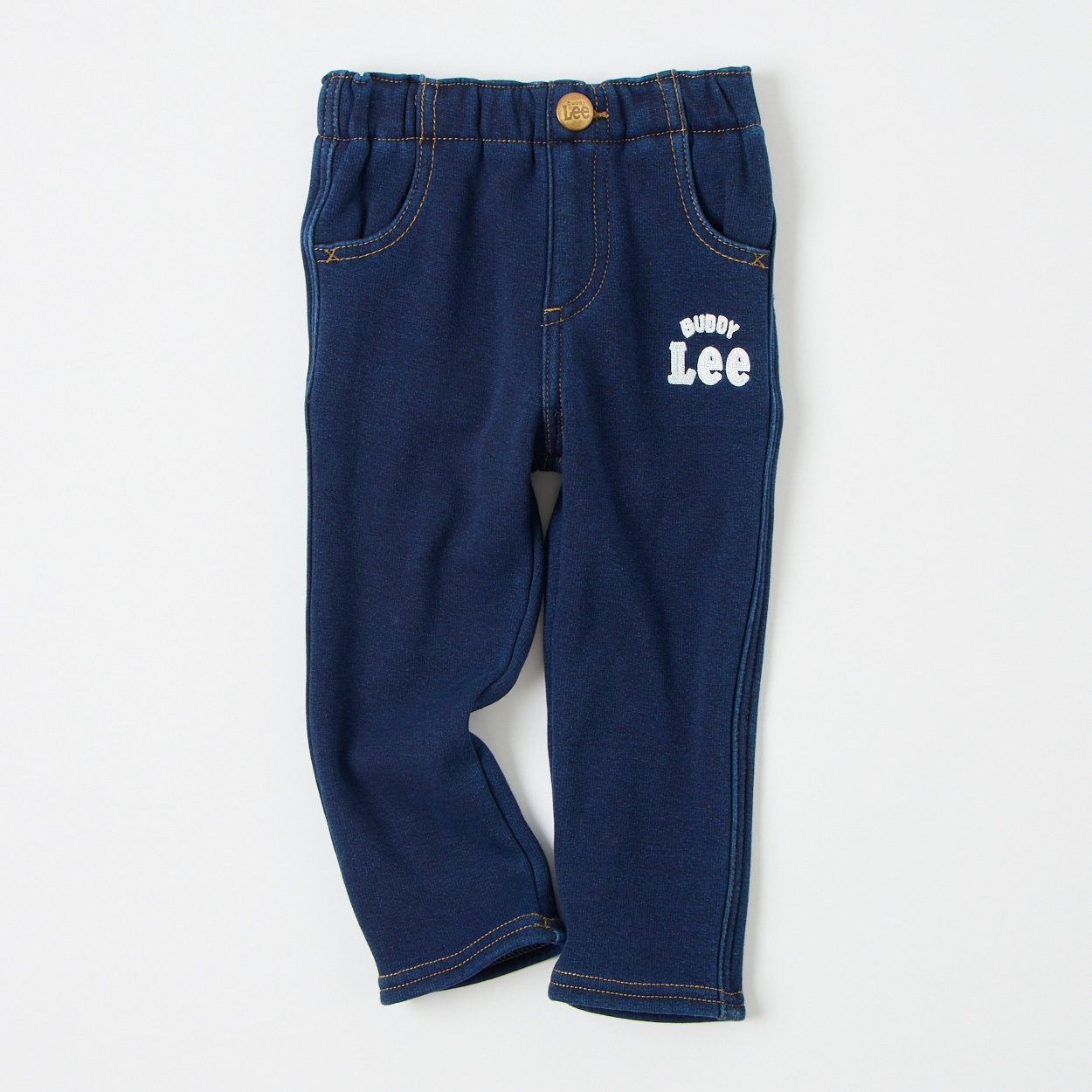 Buddy Lee インディゴ 裏シャギーロングパンツ ベビー(ネイビー-110cm)