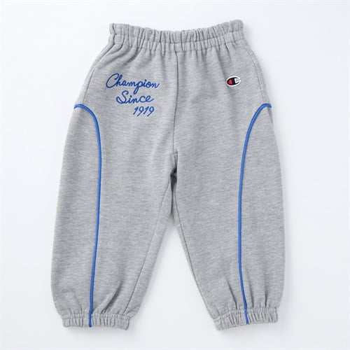 Champion チャンピオン パイピング 裏毛スエットパンツ ベビー(杢グレー-80cm)
