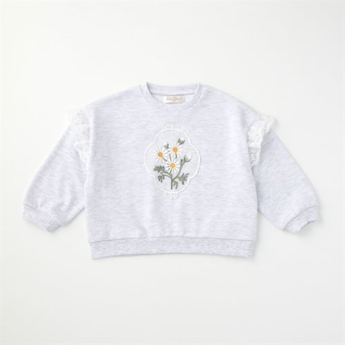 Katie Closet 花刺繍 裏毛トレーナー ベビー