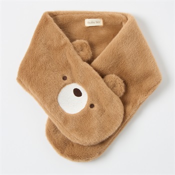 doudou bear くまモチーフ ティペット マフラー ベビー(キャメル)