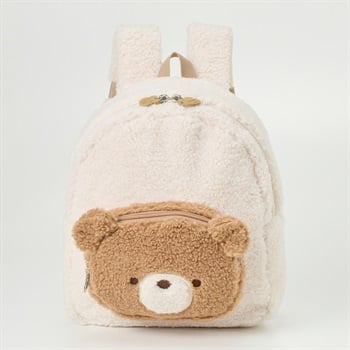 doudou bear くまポケット ボア リュック ベビー(アイボリー)