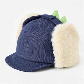 Chum up 恐竜フライトキャップ 帽子 ベビー(ネイビー-頭囲：48cm)
