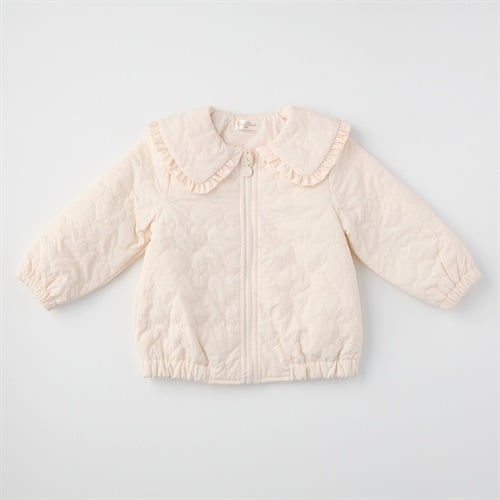 Katie Closet タフタ ハート柄キルティングジャケット ベビー