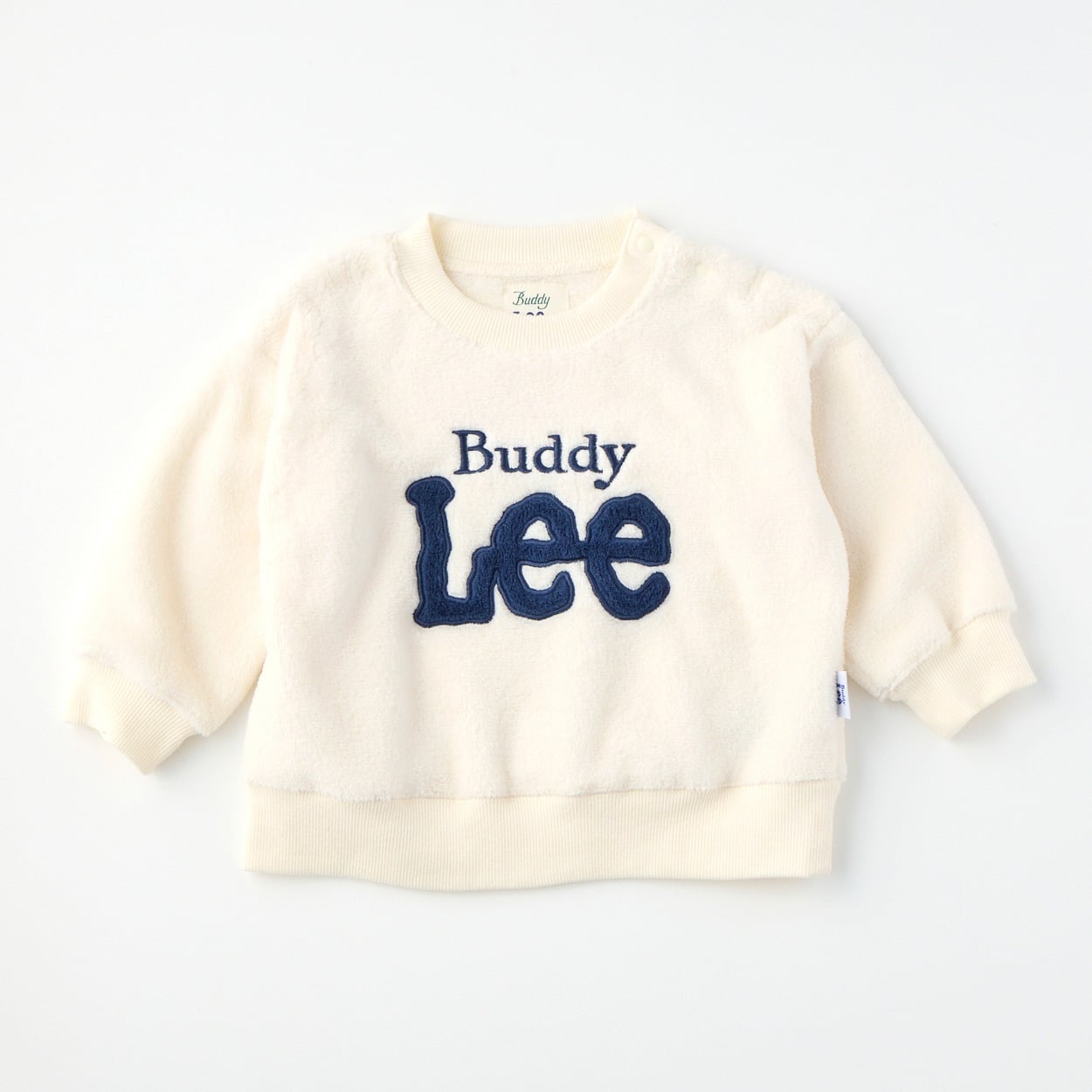 Buddy Lee サンゴフリース ロゴトレーナー ベビー キッズ(アイボリー-90cm)