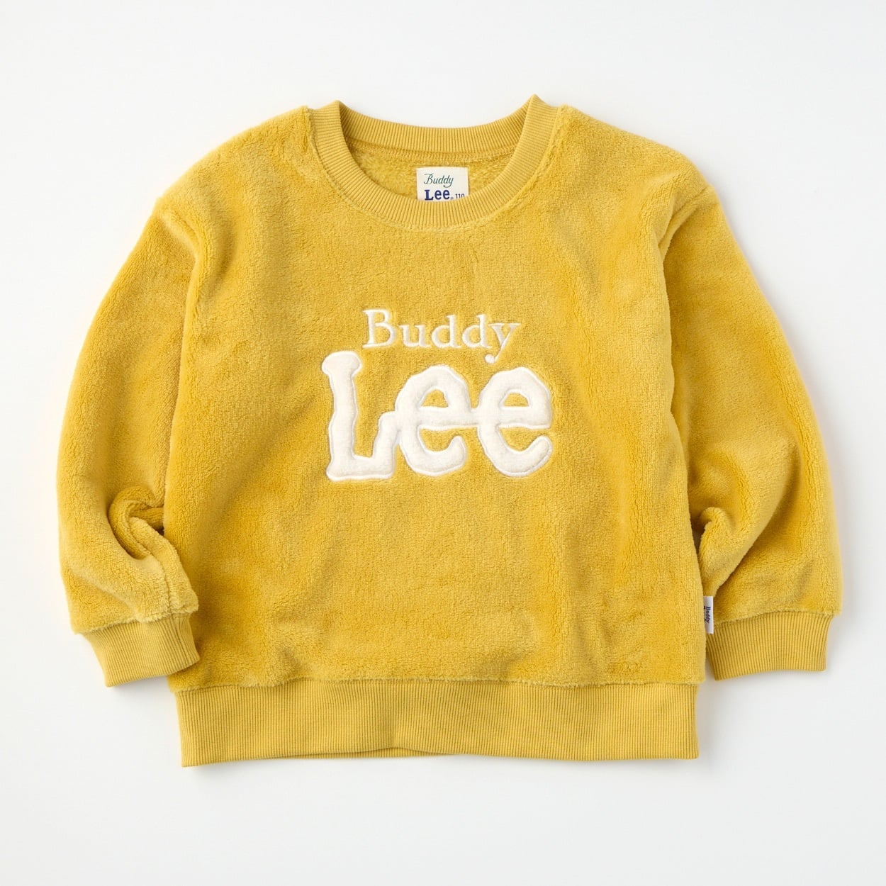 Buddy Lee サンゴフリース ロゴトレーナー ベビー キッズ(マスタード-110cm)