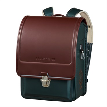 【早期特典中】BEAMS DESIGN 半かぶせ型ランドセル イオン限定モデル ランドセルフェス　8/30㊐で販売終了(グリーン×ココアブラウン)