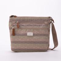 【美品】SANTANGELO ALDO /クロコダイル/ショルダーバッグ CROCODILE(クロコダイル) ショルダーバッグ ロゴジャガード