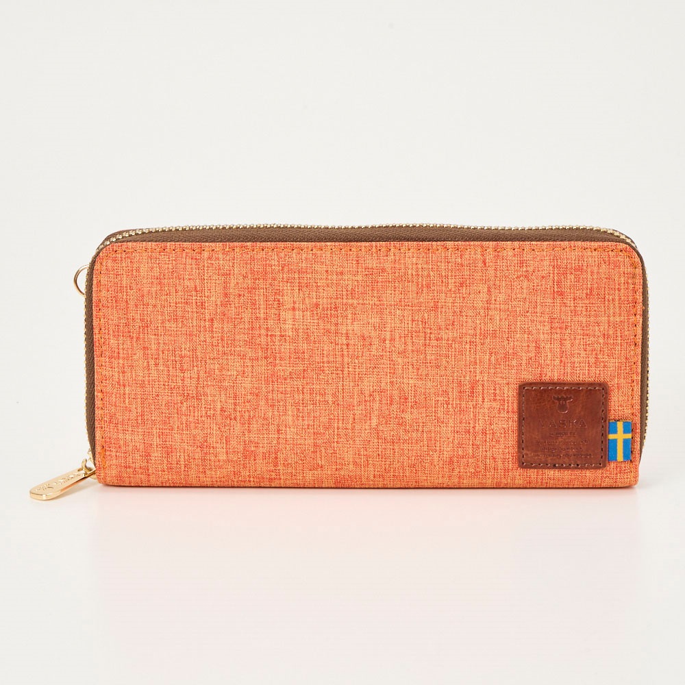 VASKA by moz(べスカモズ） 杢ポリラウンドファスナー束入 レディス