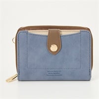 VASKA by moz(べスカモズ） ベルト付ラウンドファスナー札入 レディス