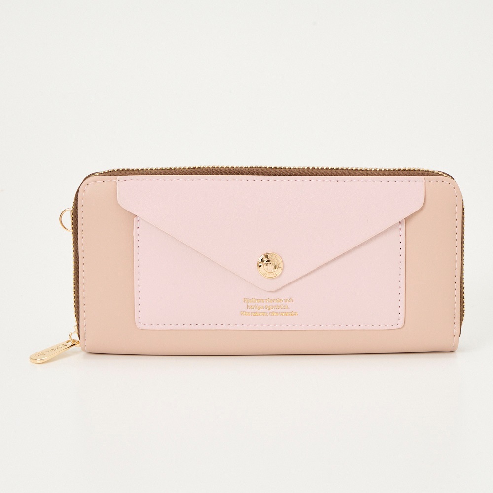 11　7237 認定！アンティークモーリー・プリマヴェーラ VASKA by moz(べスカモズ） レター型ラウンドファスナー束入