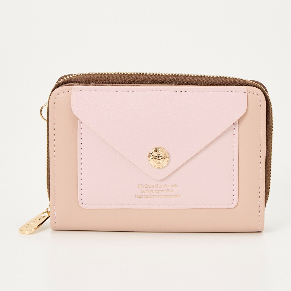 もか購15000 VASKA by moz(べスカモズ） レター型ラウンドファスナー札入 レディス