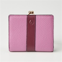 AROMA イタリアンレザー ソフトシュリンク ガマグチ 2オリサツイレ レディス(ウスムラサキ-フリー)