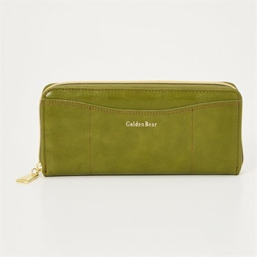 Golden Bear(ゴールデンベア) ラウンドファスナー長財布 レディス(ミドリ-フリー)