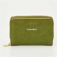 Golden Bear(ゴールデンベア) ラウンドファスナー折り財布 レディス(ミドリ-フリー)