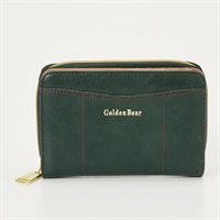Golden Bear(ゴールデンベア) ラウンドファスナー折り財布 レディス(コイミドリ-フリー)