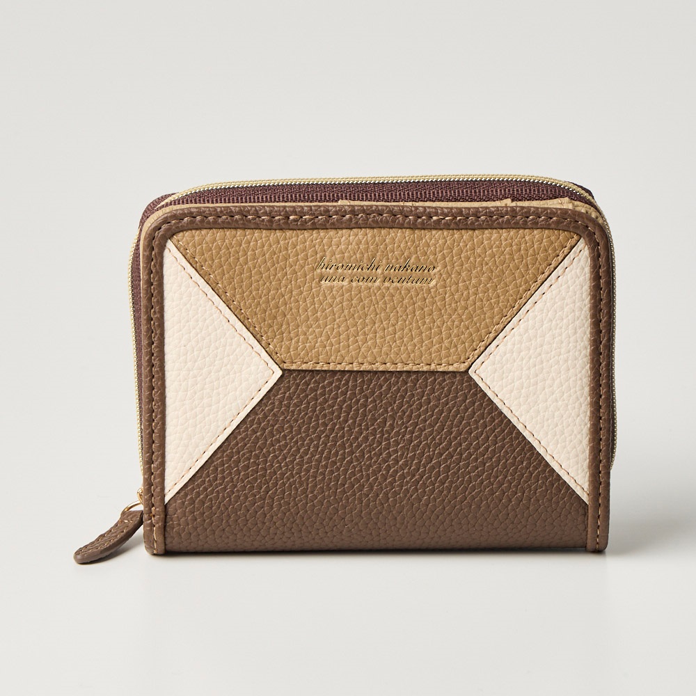 hiromichi nakano(ヒロミチナカノ) 配色カラー ラウンドファスナー