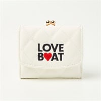 LOVEBOAT がま口3つ折りウォレット(シロ-フリー)