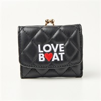 LOVEBOAT がま口3つ折りウォレット(クロ-フリー)