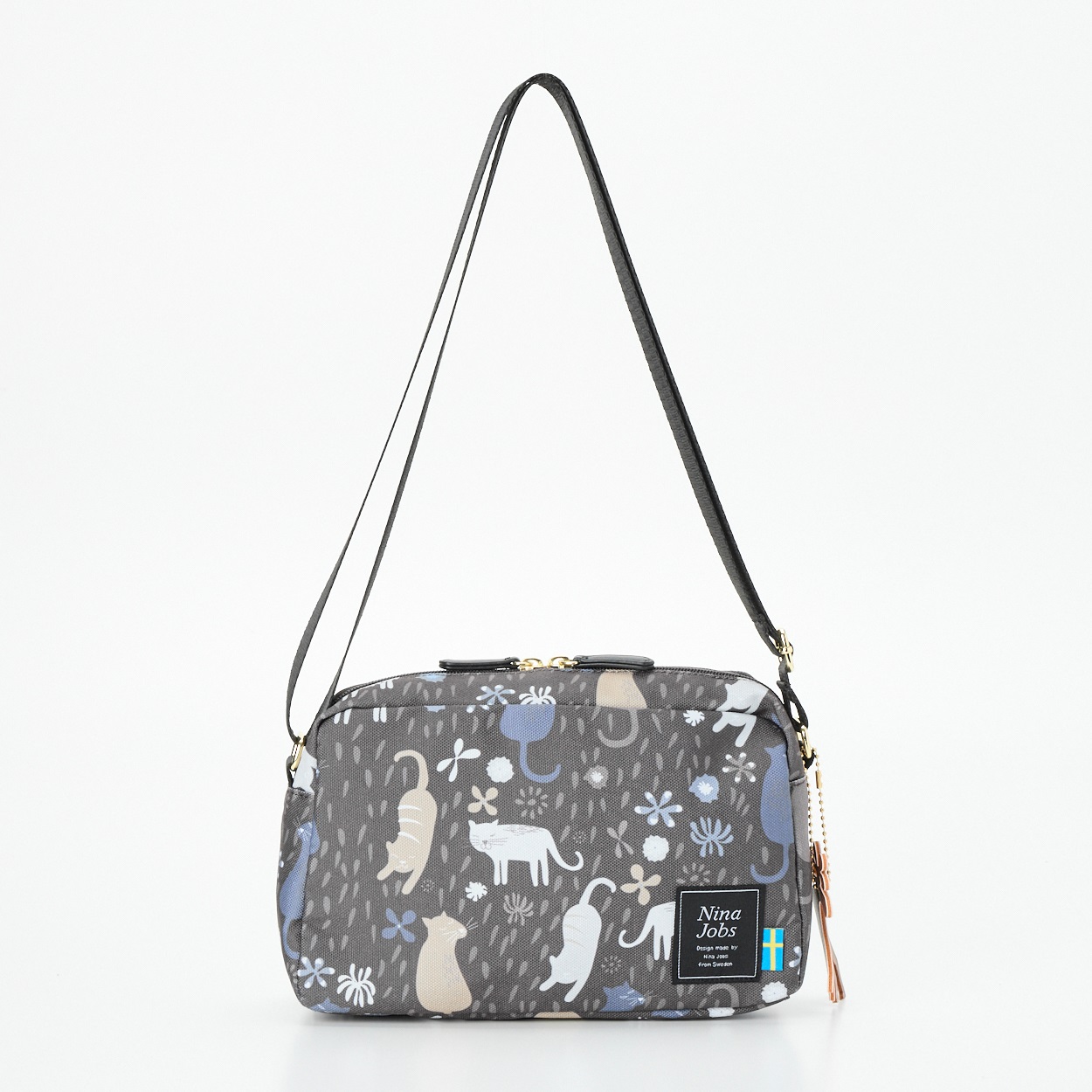 Nina Jobs(ニーナ・ヨブス) 撥水北欧柄横型ショルダーSサイズ | イオン